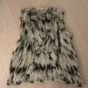 Alice & Olivia fur vest
